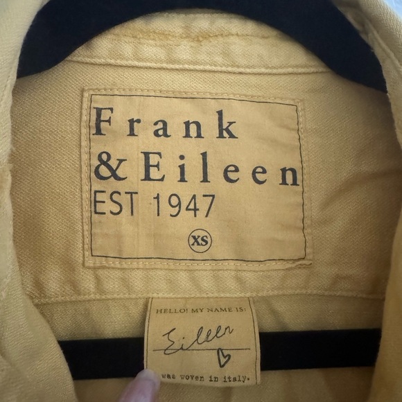 Frank & Eileen Famous Denim Vintage Gold Mustard Yellow “Eileen” XS - Picture 5 of 6